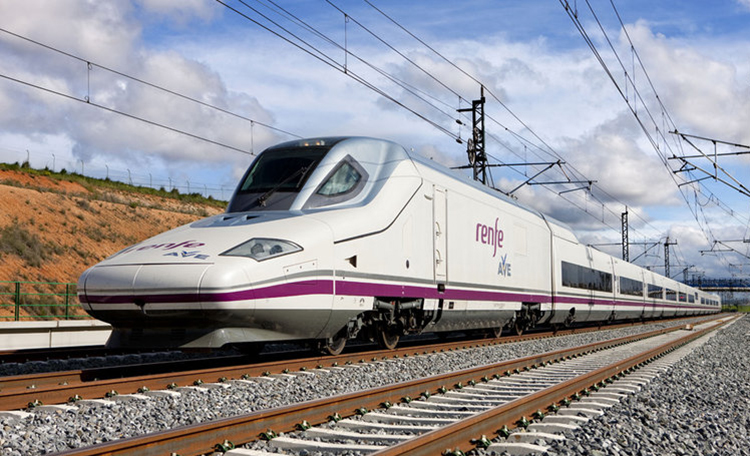 西班牙境内的高速铁路主要有:alaris,alvia,anant和euromed多条列车