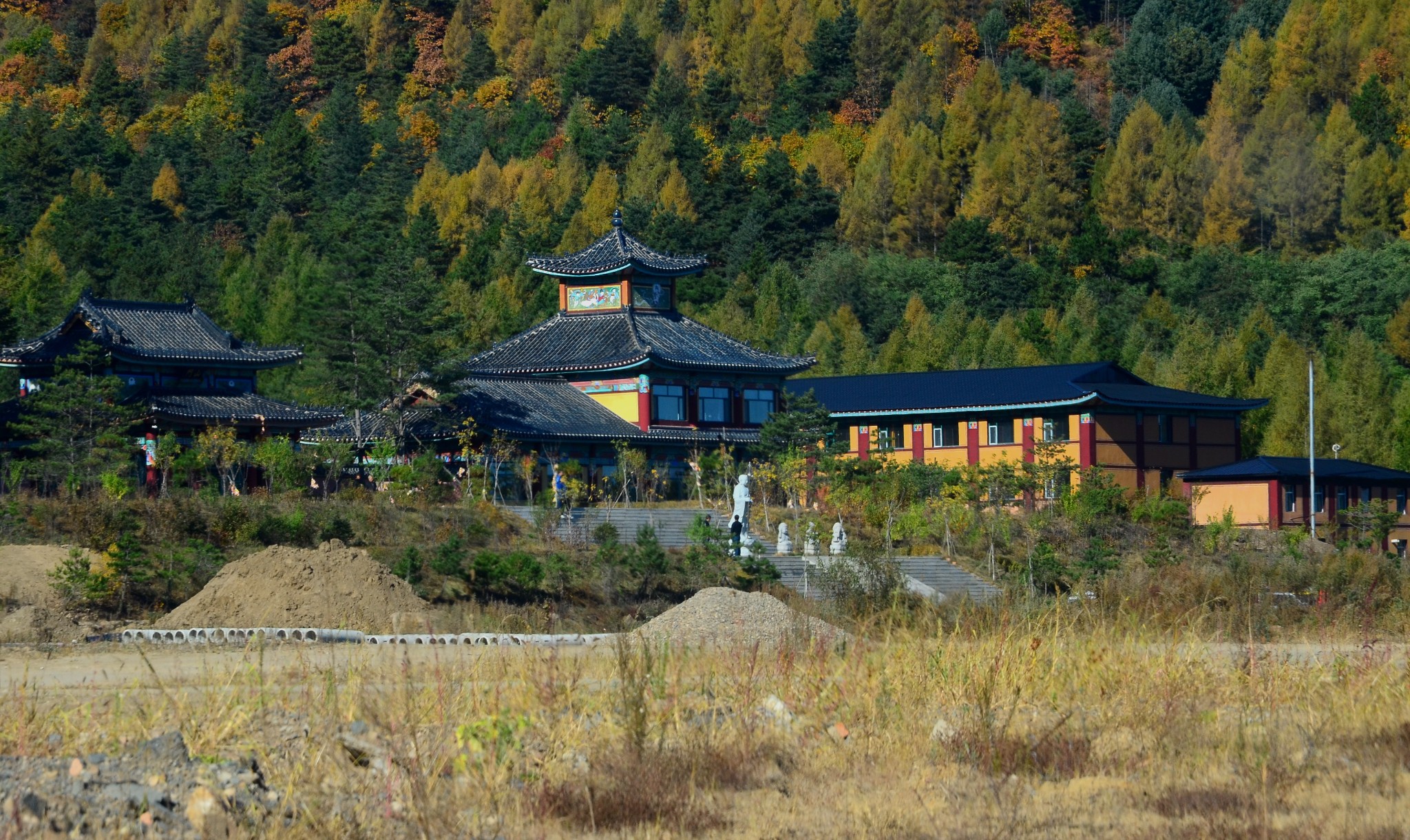 《随风驾中国》吉林 图们【日光山中的华严寺】