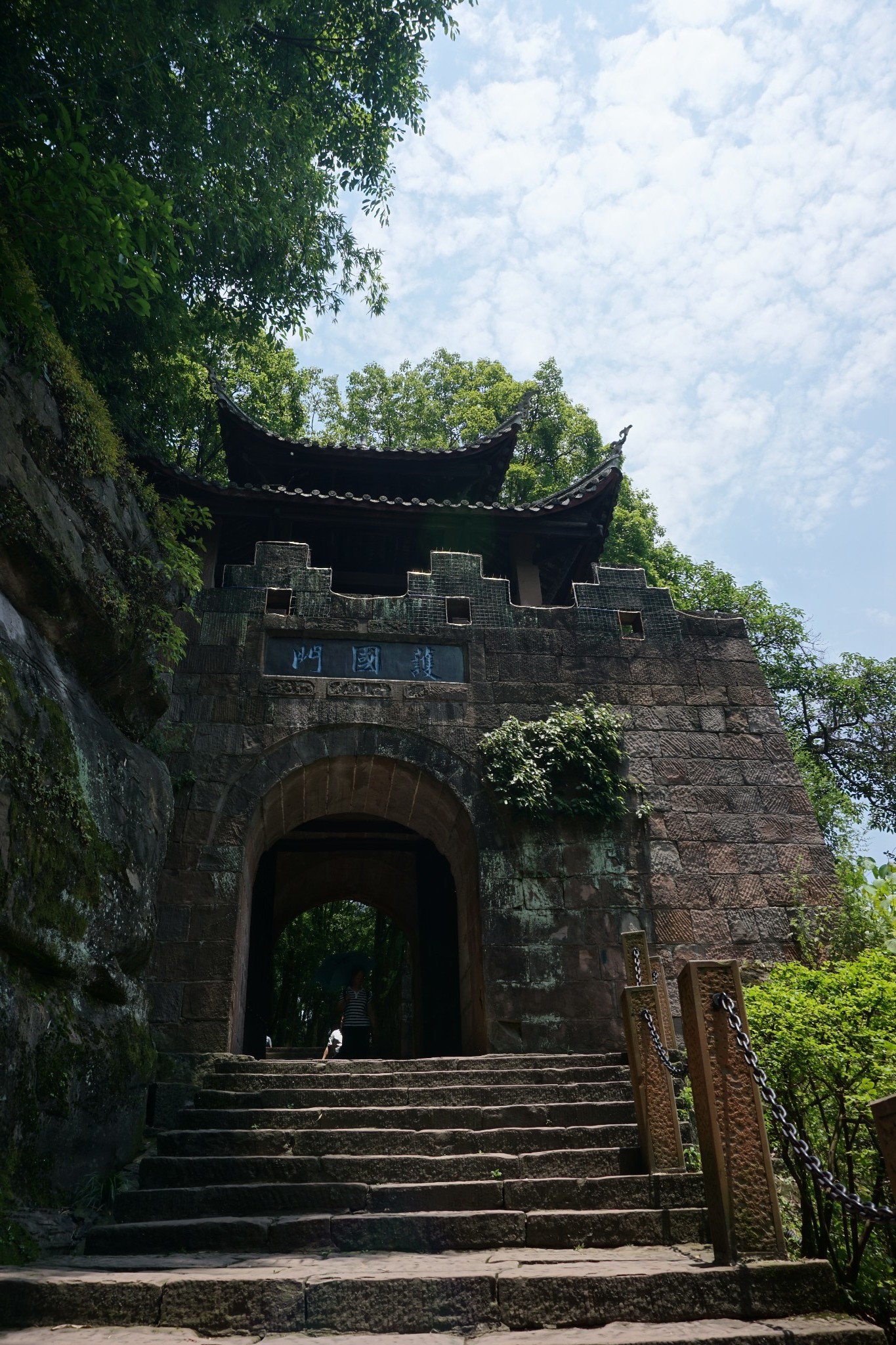 上帝折鞭处，合川钓鱼城