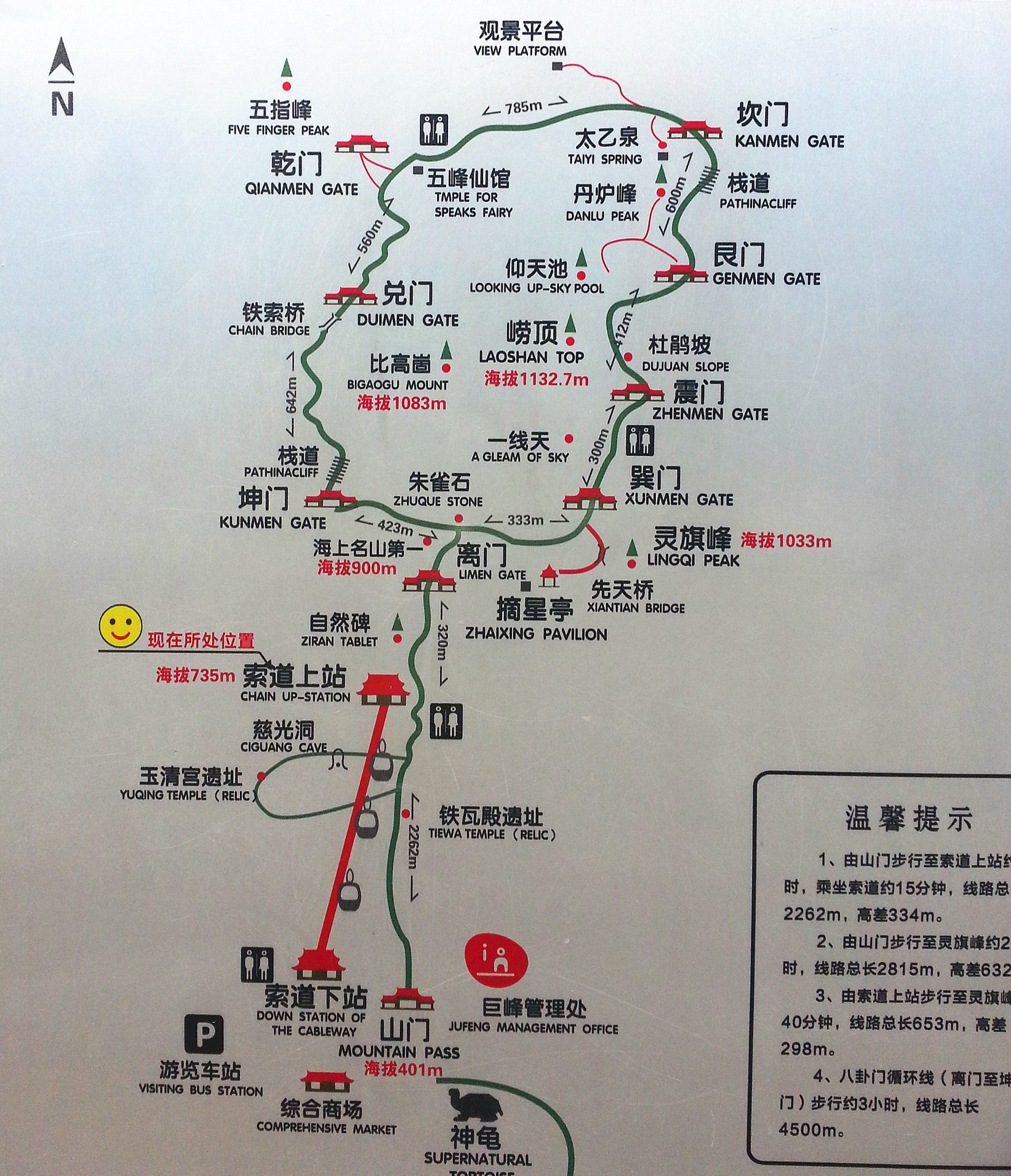 爱我青岛崂山系列——(五)巨峰(崂顶)景区:八卦门环线
