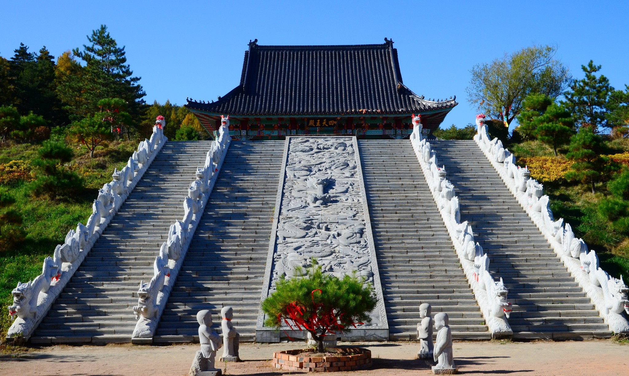 《随风驾中国》吉林 图们【日光山中的华严寺】