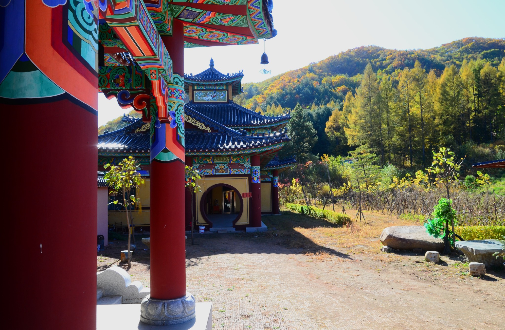 《随风驾中国》吉林 图们【日光山中的华严寺】