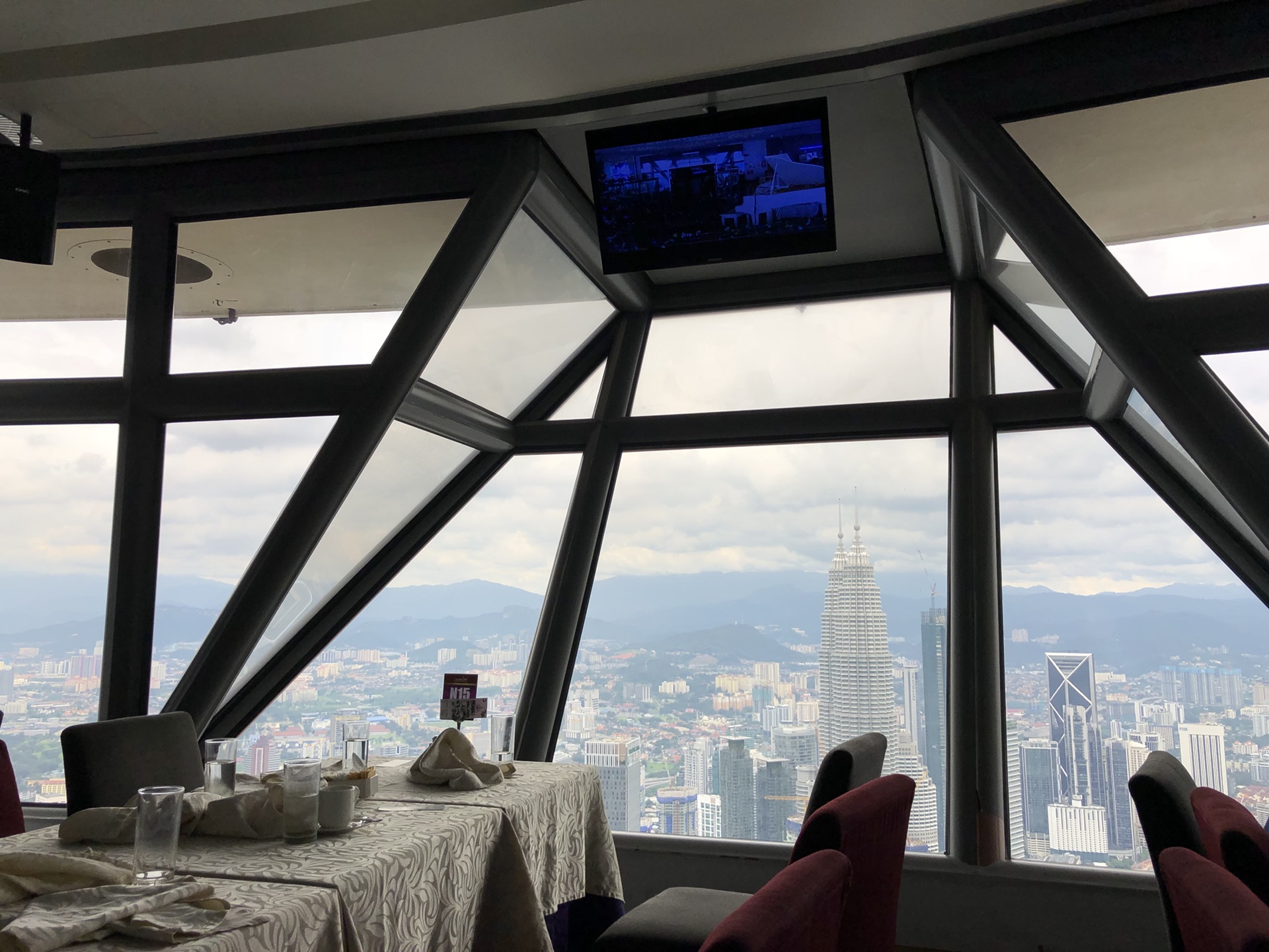 吉隆坡美食-吉隆坡塔旋转餐厅