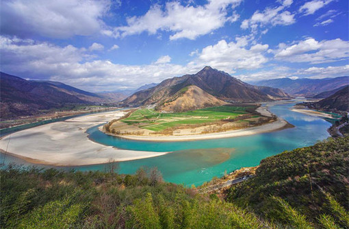 北纬27度 徒步中虎跳 长江第一湾 上虎跳观景台纯玩一