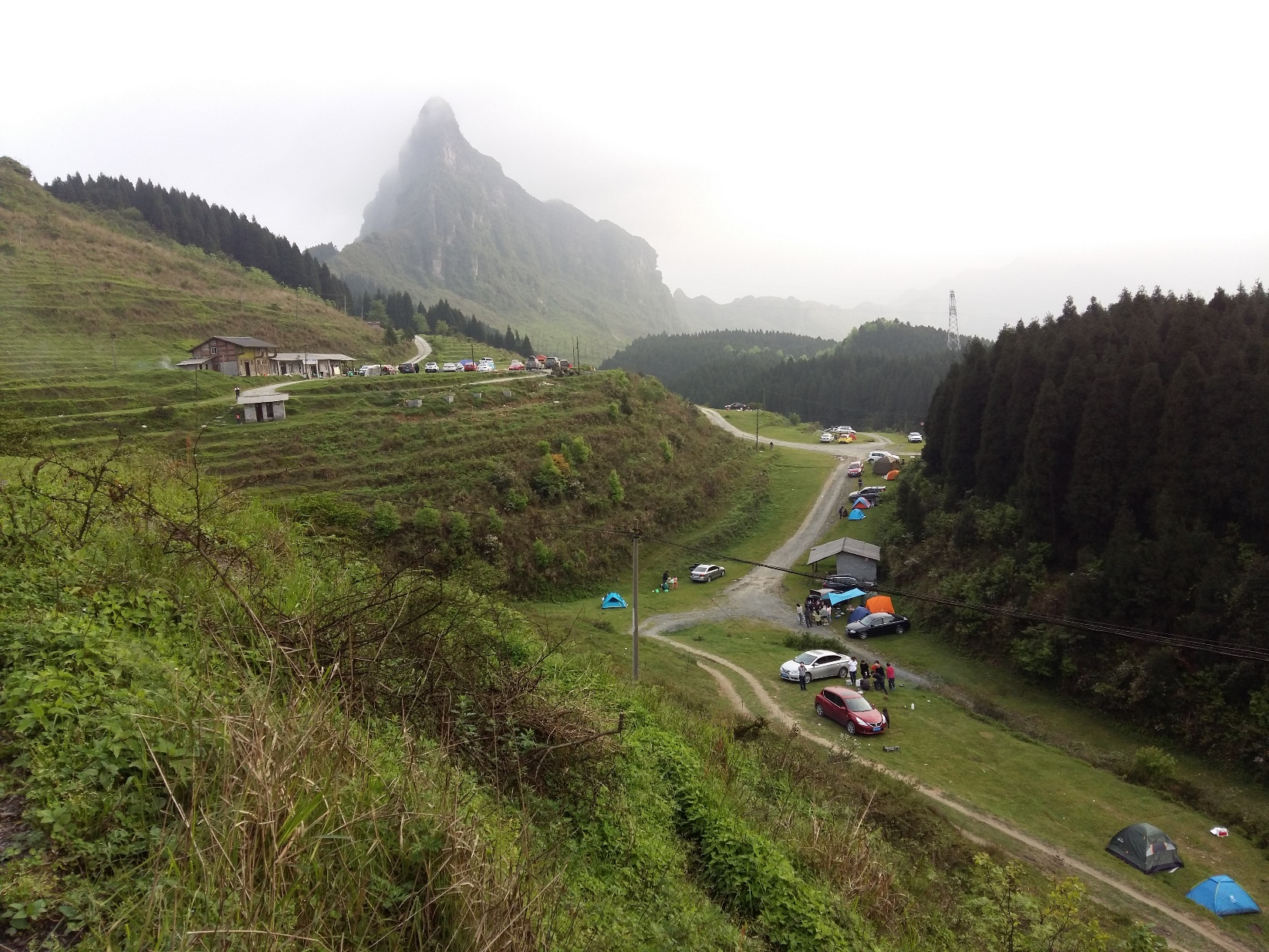 重庆南川马嘴草坪/风吹岭草坪露营（2016.5.1）