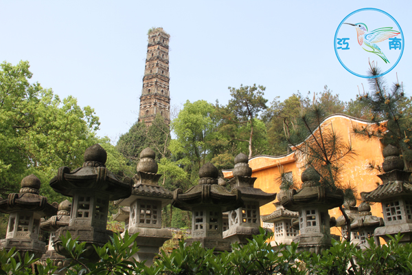 天台山国清寺-一行到此水西流