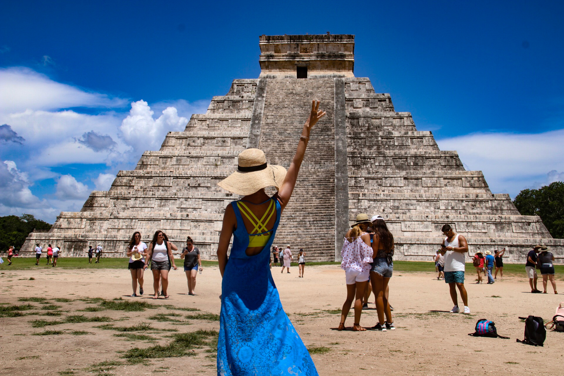 坎昆的那片海_游记