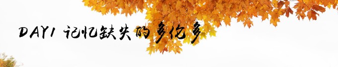 DAY1 記憶缺失的多倫多 DAY1 記憶缺失的多倫多