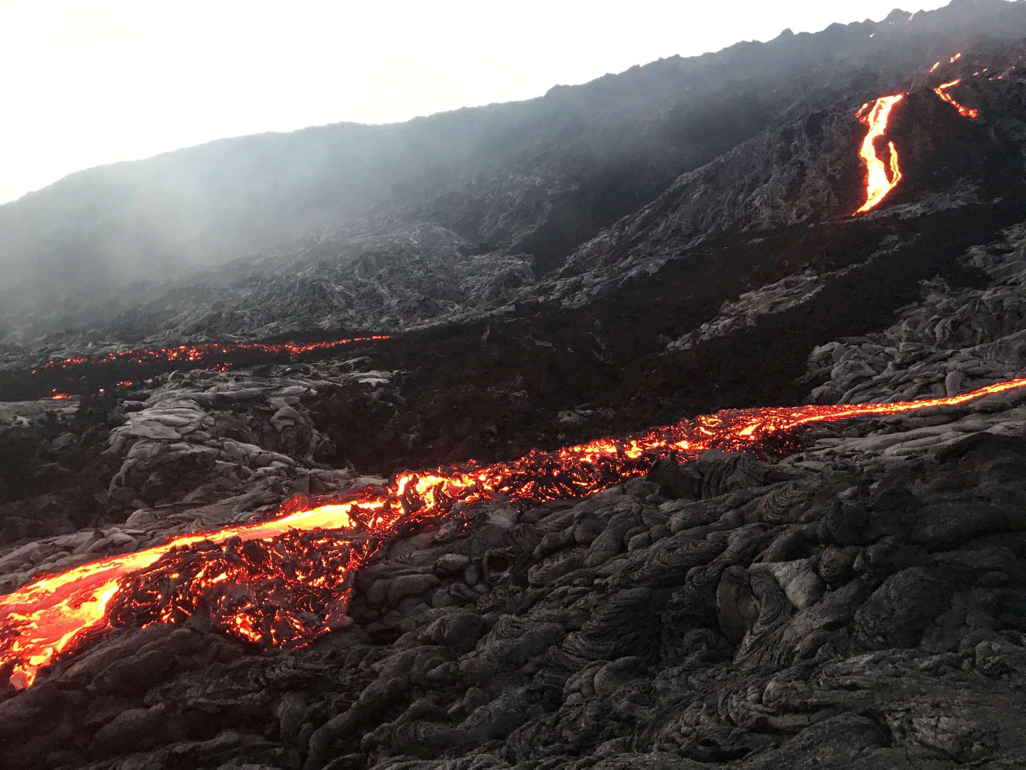 夏威夷火山岛大岛之旅-徒步岩浆-kayak-跳伞_游记