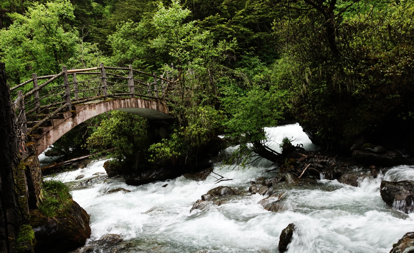 四川汶川卧龙邓生沟徒步