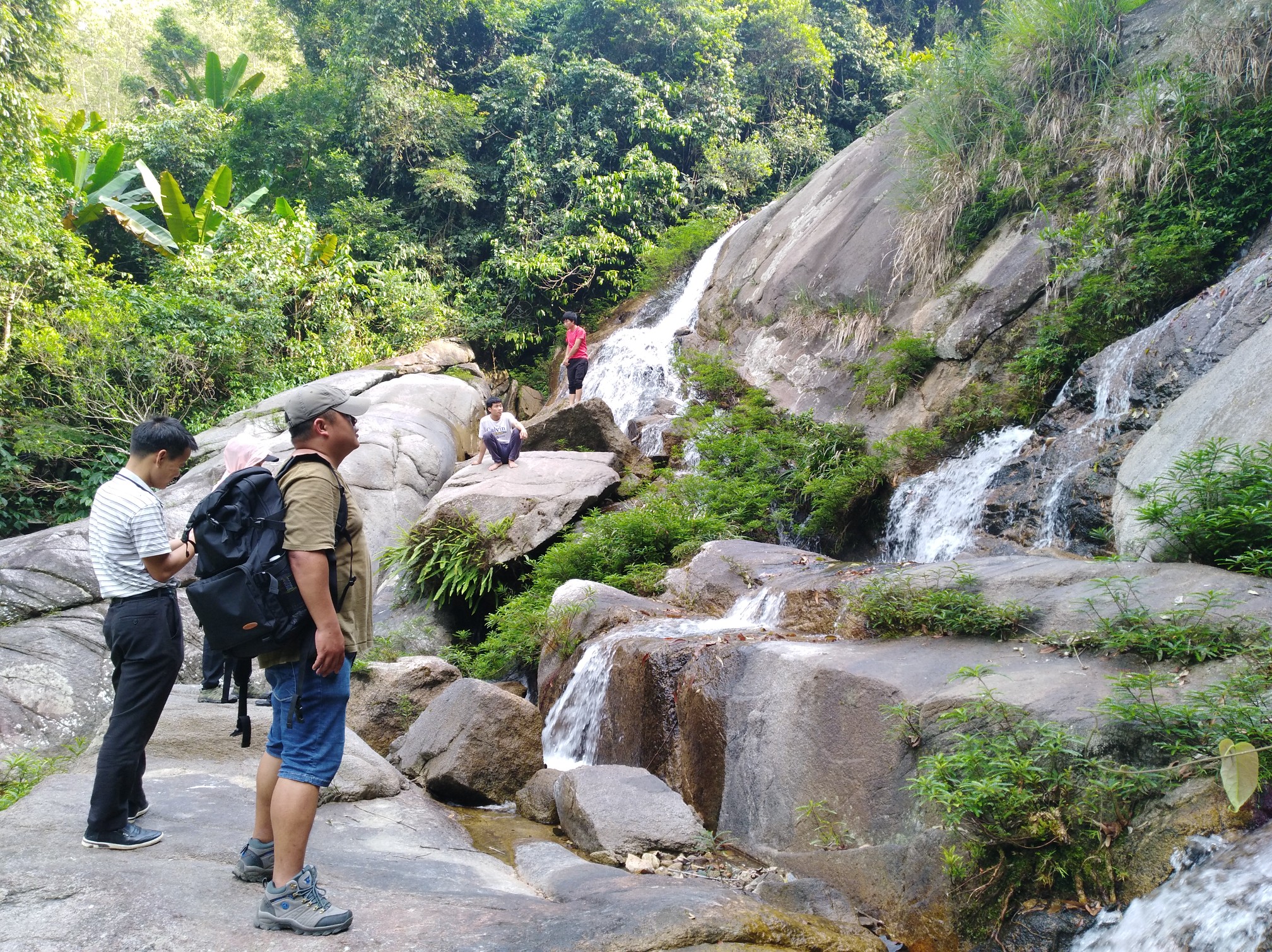 海南吊罗山热带雨林腹地，随养蜂人雨林采割蜂蜜。