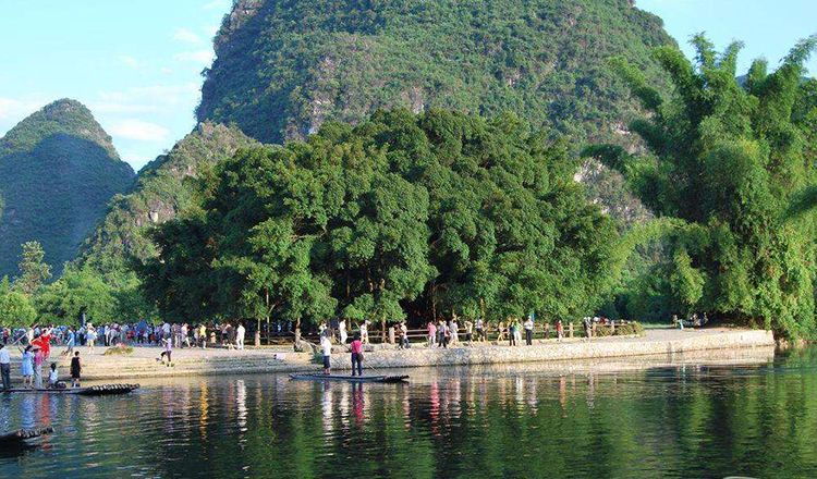 刘三姐电影拍摄地阳朔十里画廊大榕树月亮山套票景区电子门票提前1