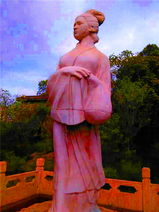 孟姜女庙又称贞女祠,位于山海关城东约6公里的望夫石村后山岗上.