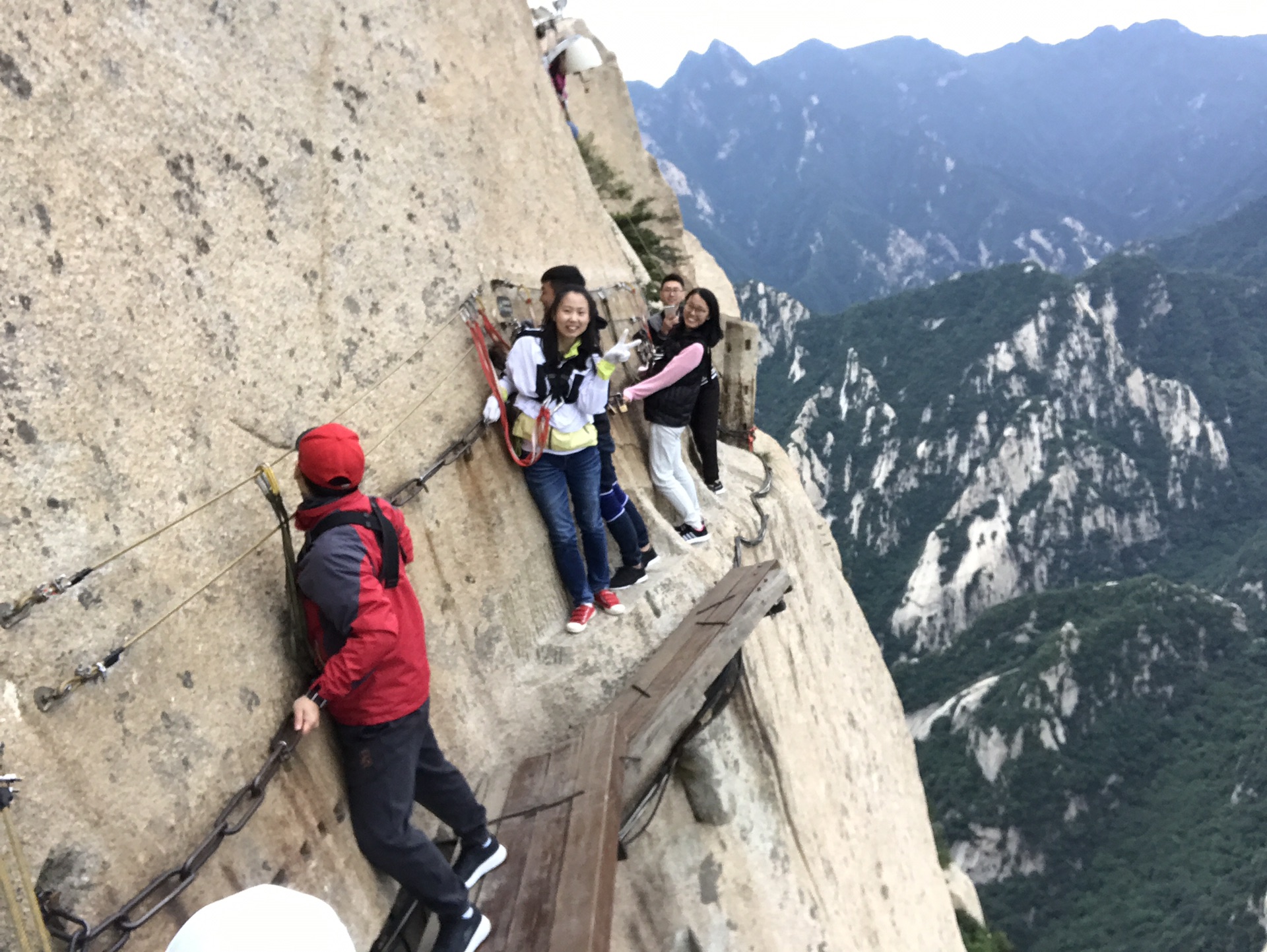 再爬华山,观日,长空栈道免久排队攻略
