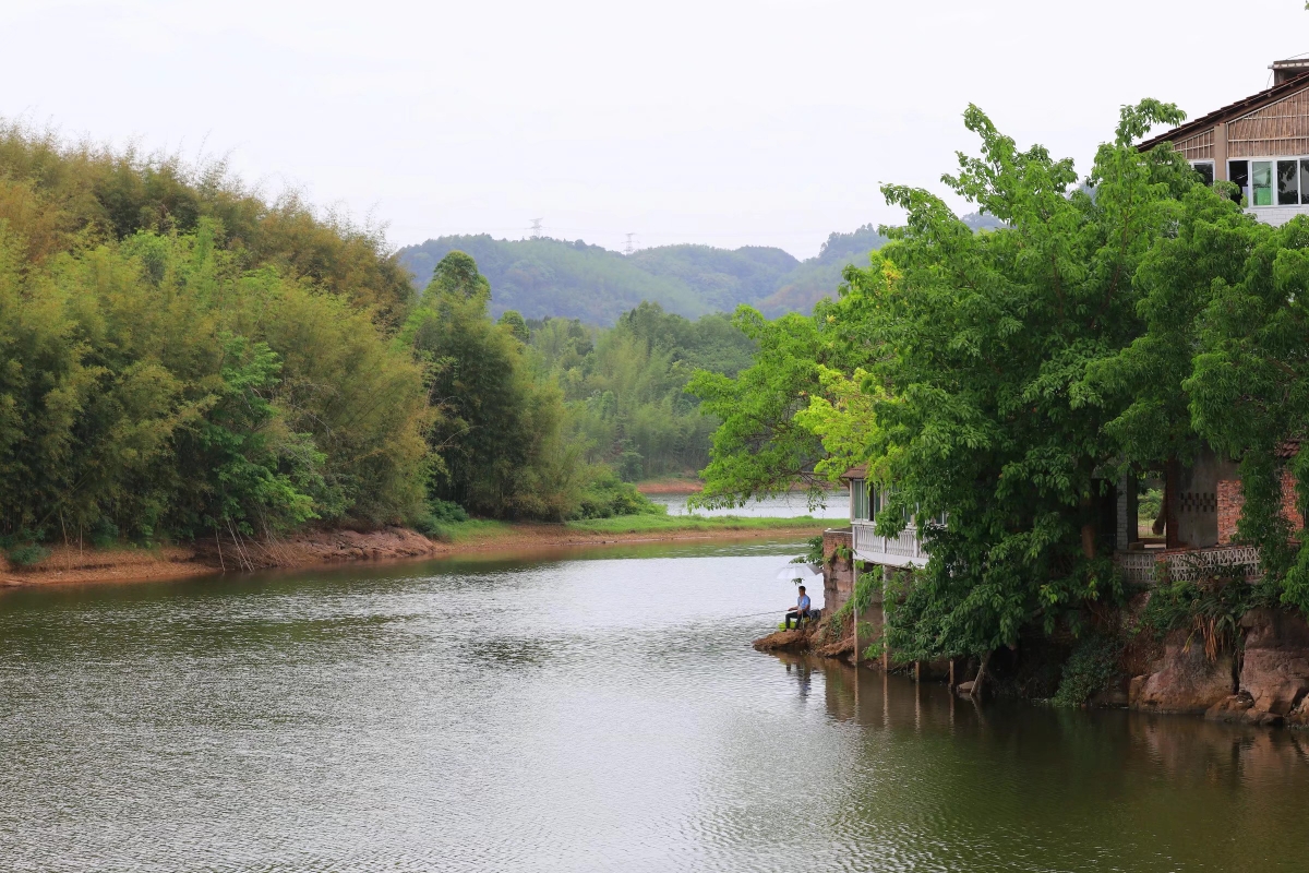 宜宾长宁碧湖春天