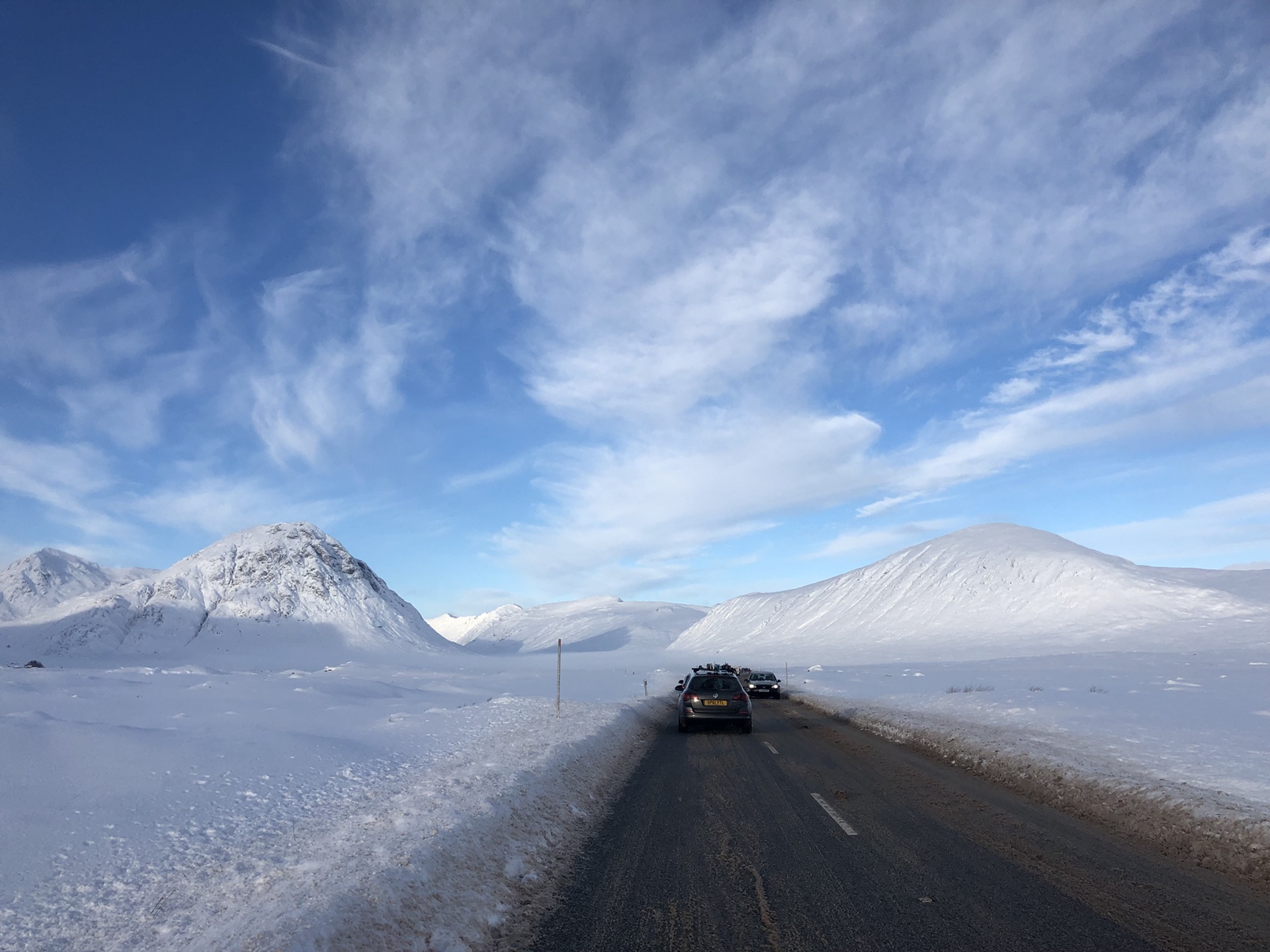 英国苏格兰高地以及天空岛isle of skye 冬天的风光。雪景。12月-3月。_游记