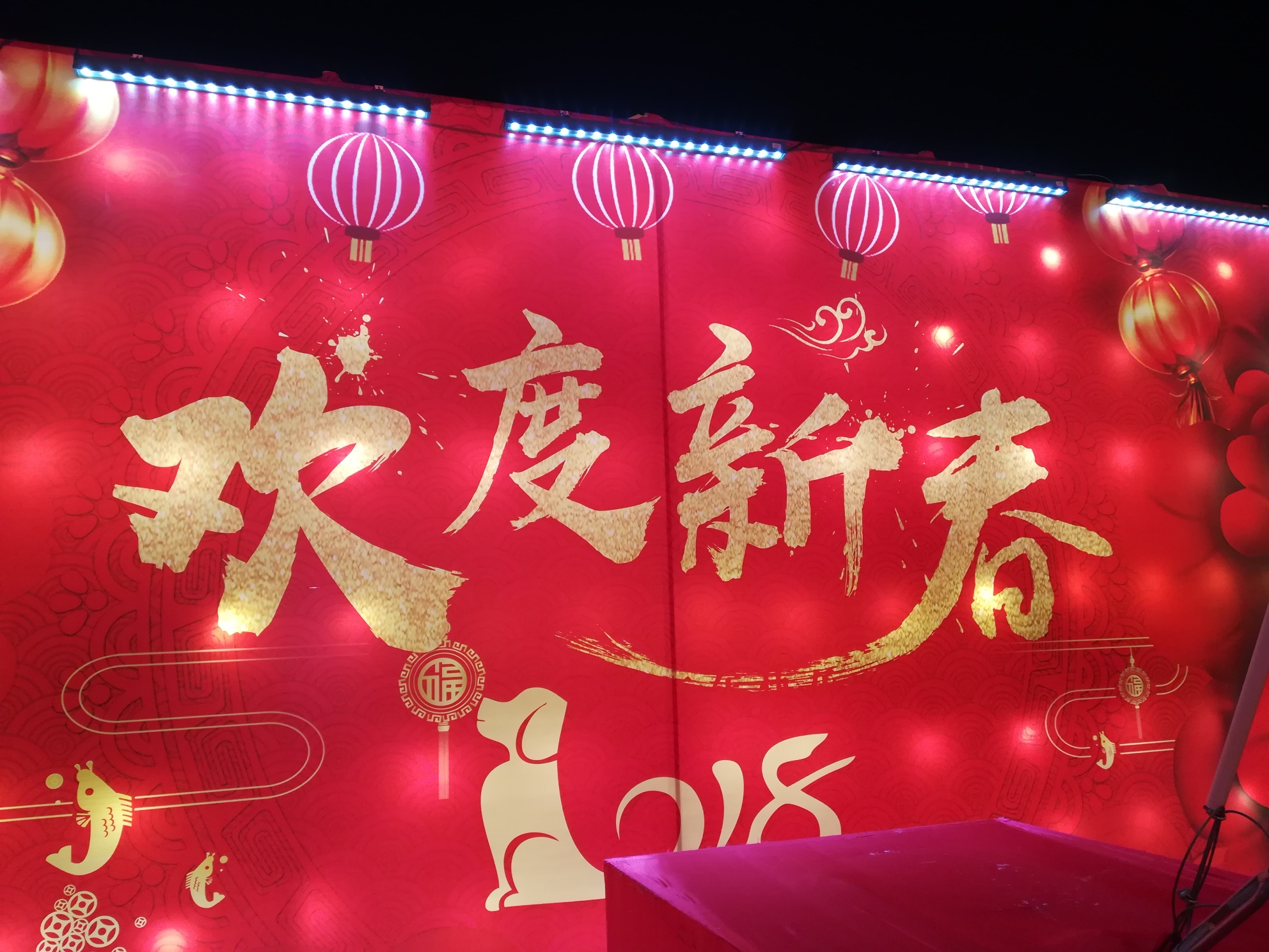 白银区春节游灯展_游记