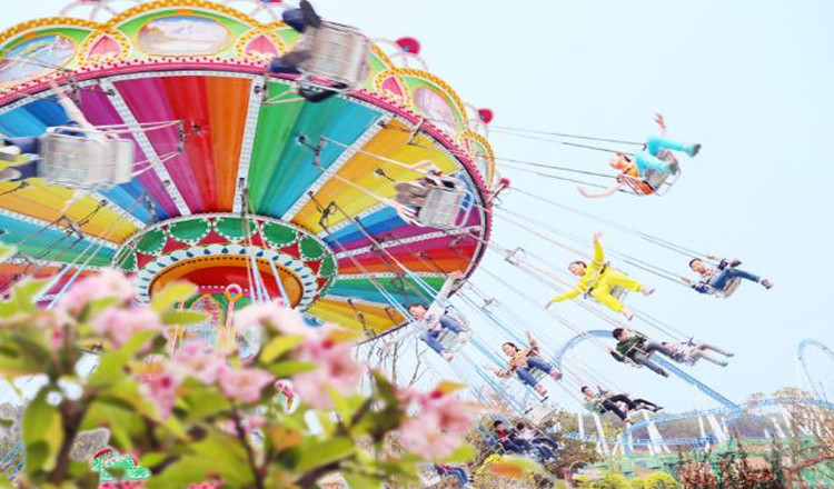 分为地球村,欢乐世界,野生动物世界,两江假日酒店四大板块
