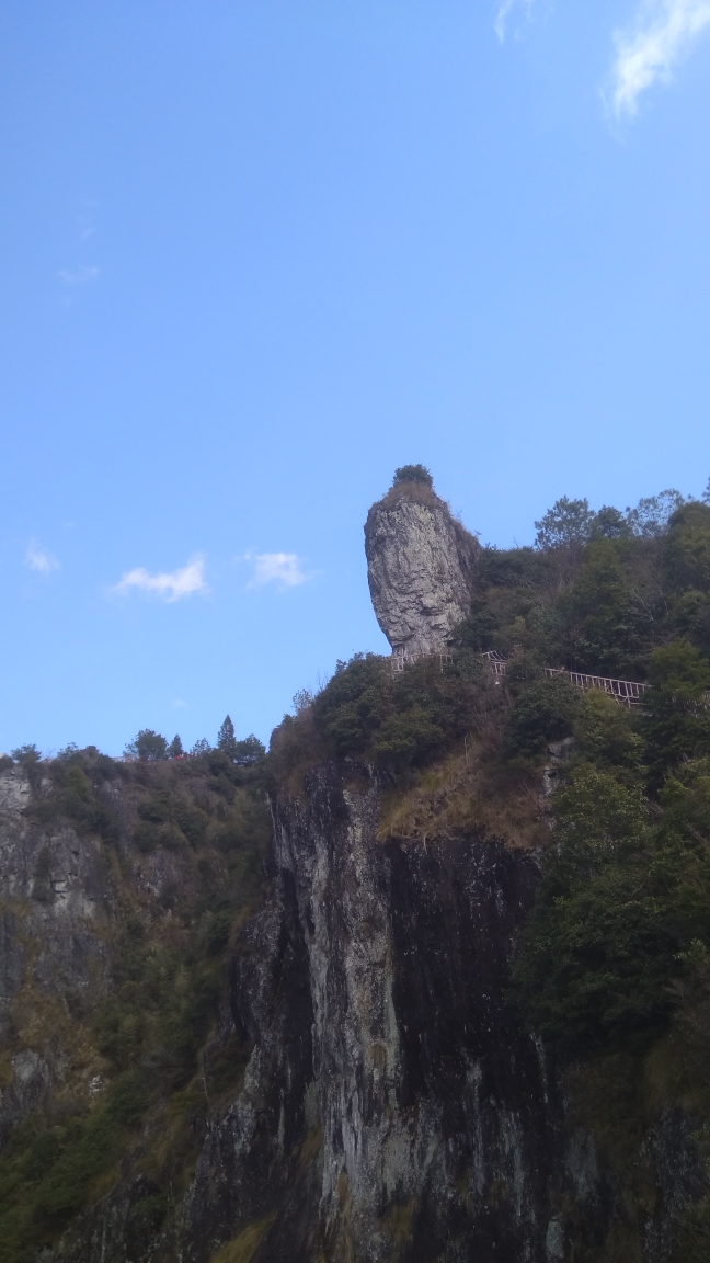 凌空栈道 洞宫山景区