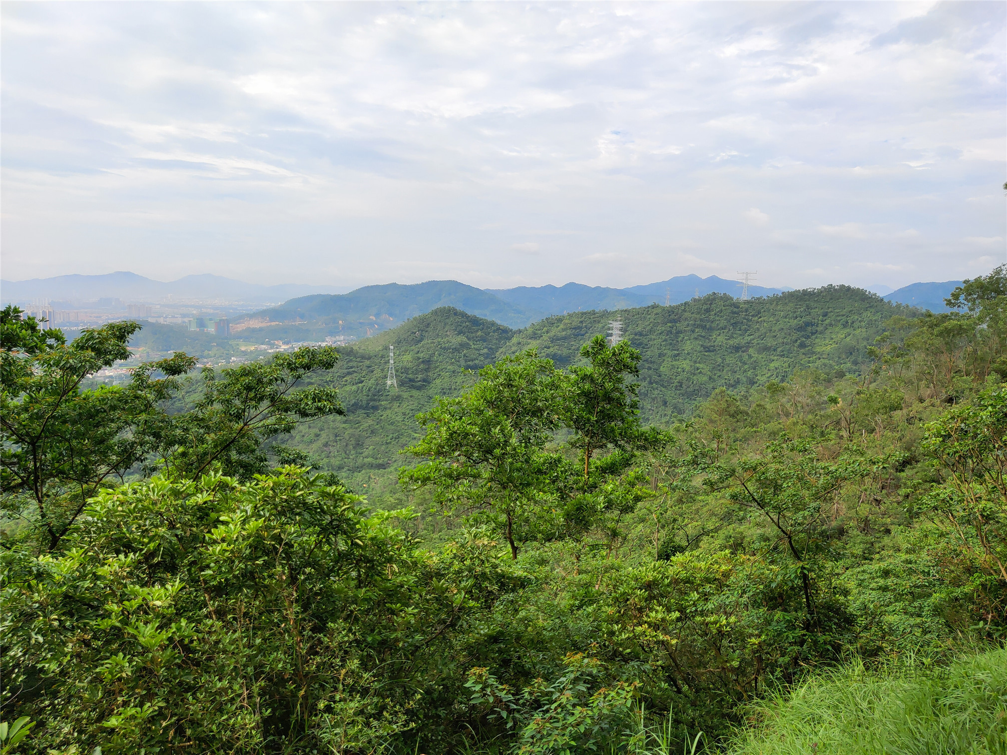 周末中山南朗云梯山爬山