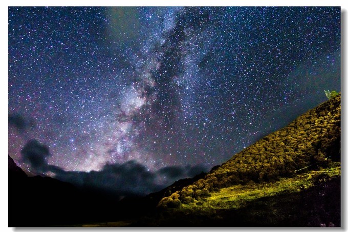 描写和记录川西的星空