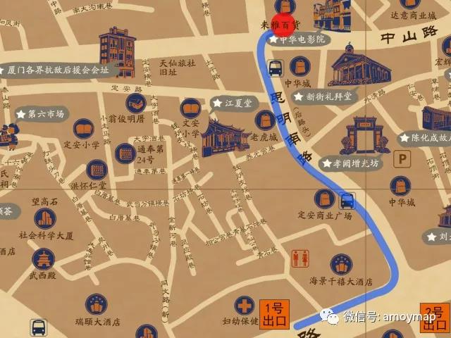 厦门地铁地图 | 镇海路站