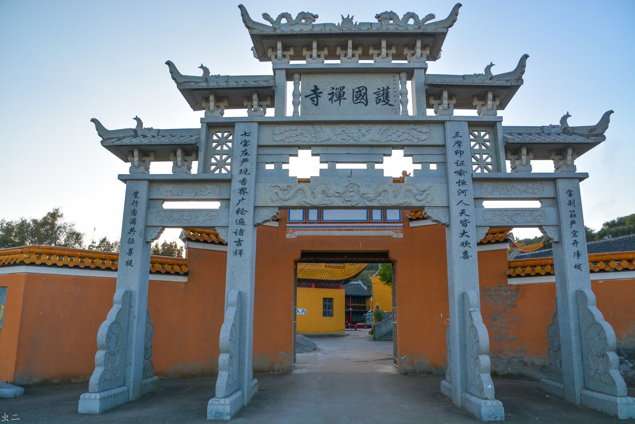 舟山岱山护国禅寺大舜庙后墩遗址法云禅泥峙公园