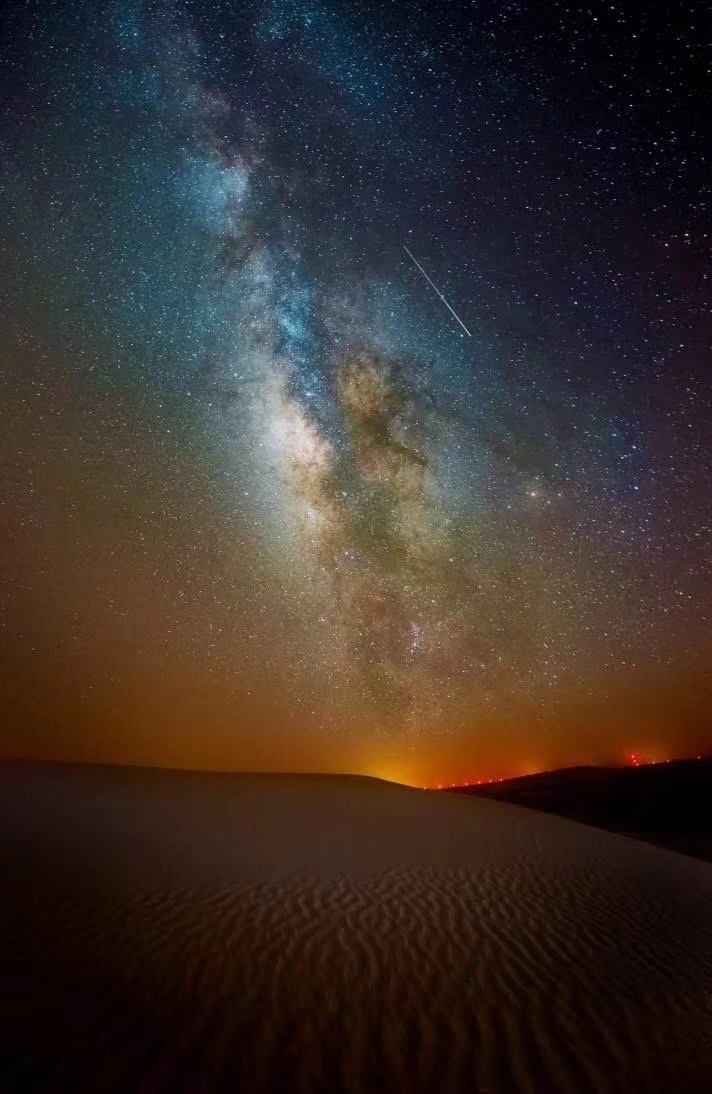 腾格里沙漠星空拍摄花絮____星空露营