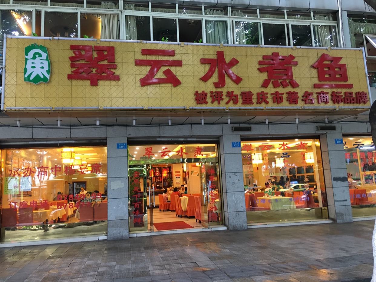 重庆美食-翠云水煮鱼(双龙大道店)