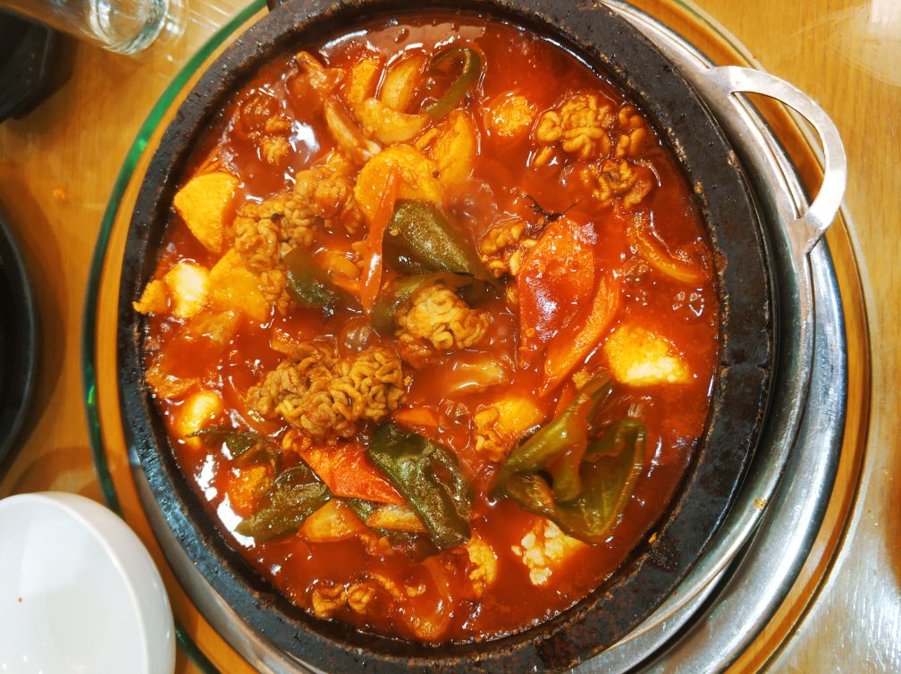 延吉美食-海兰江釜山石锅饭(水上店)