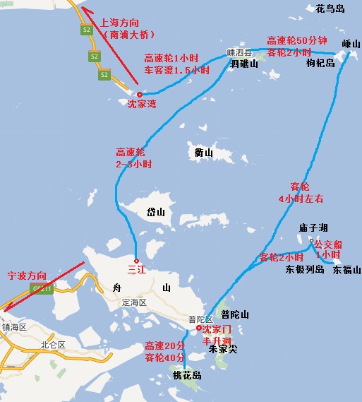 [题主采纳]题主朋友你好,从普陀山到枸杞岛,最方便的交通方式是在