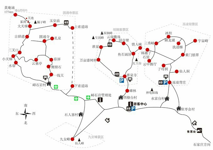 自驾游-石家庄嶂石岩之"冻凌背景区"