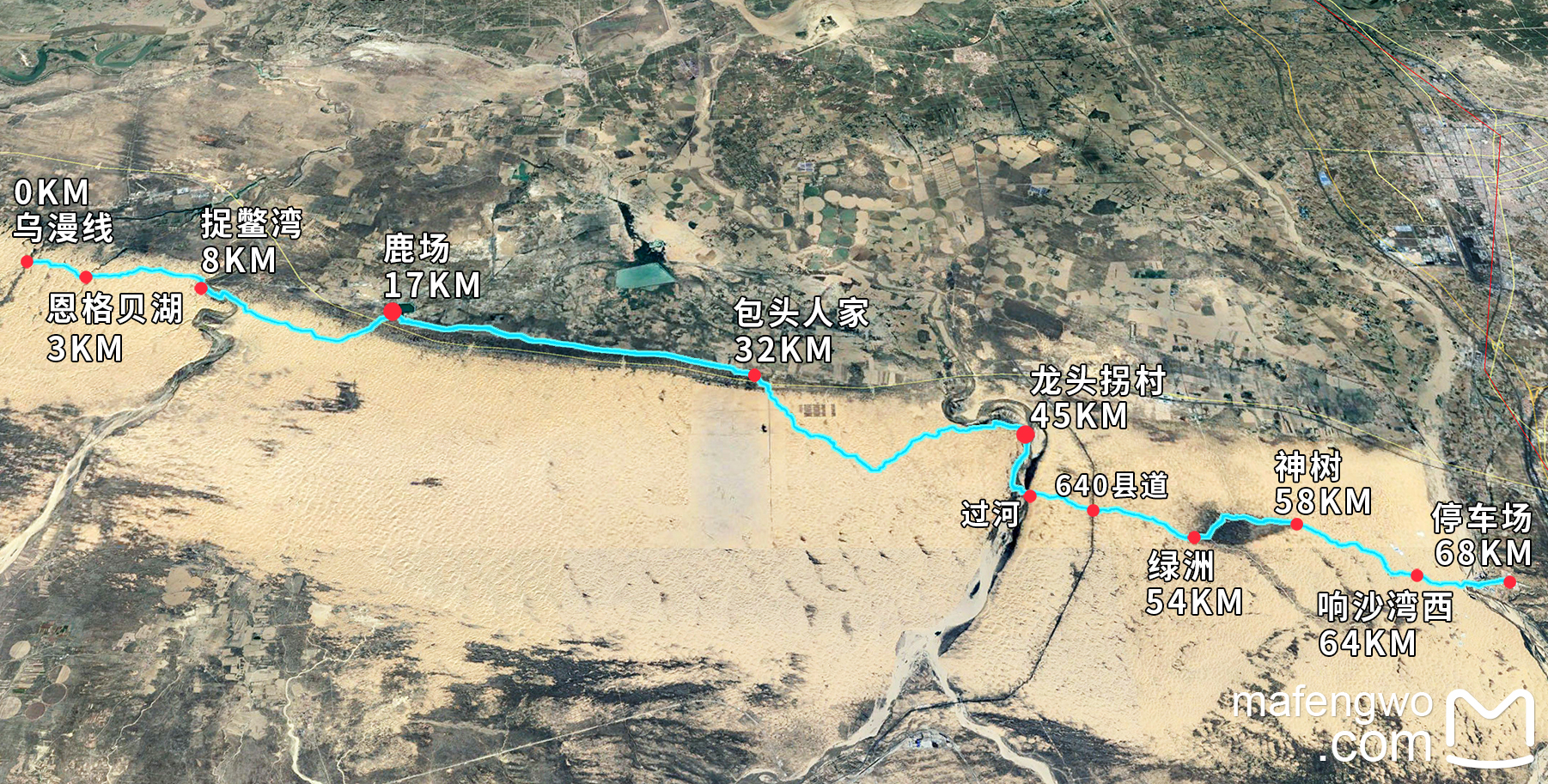 【鄂尔多斯】库布齐沙漠东线穿越,探索内蒙古大沙漠
