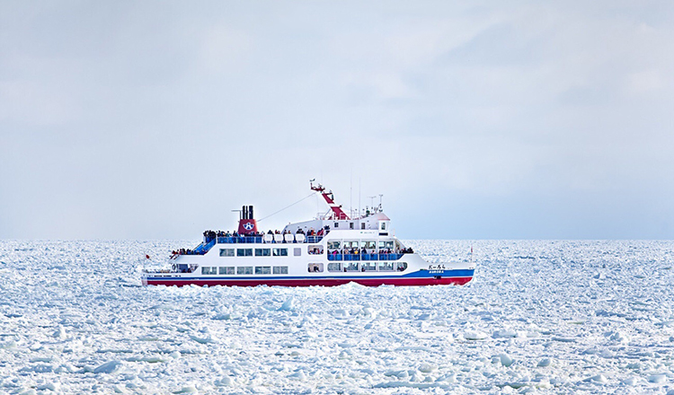 北海道冬季限定 网走极光号破冰船流冰观光一日游(au