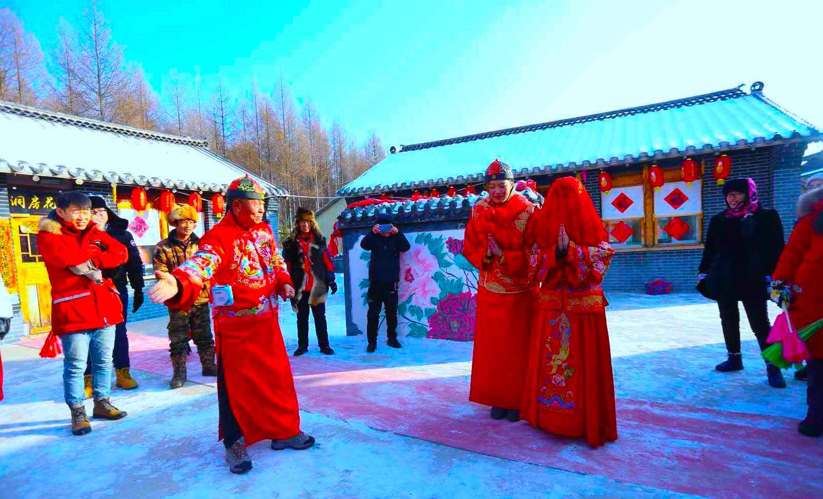 冰火两重·长白山北坡3日游(滑雪/温泉/雾凇/冰瀑/天池 大关东文化园