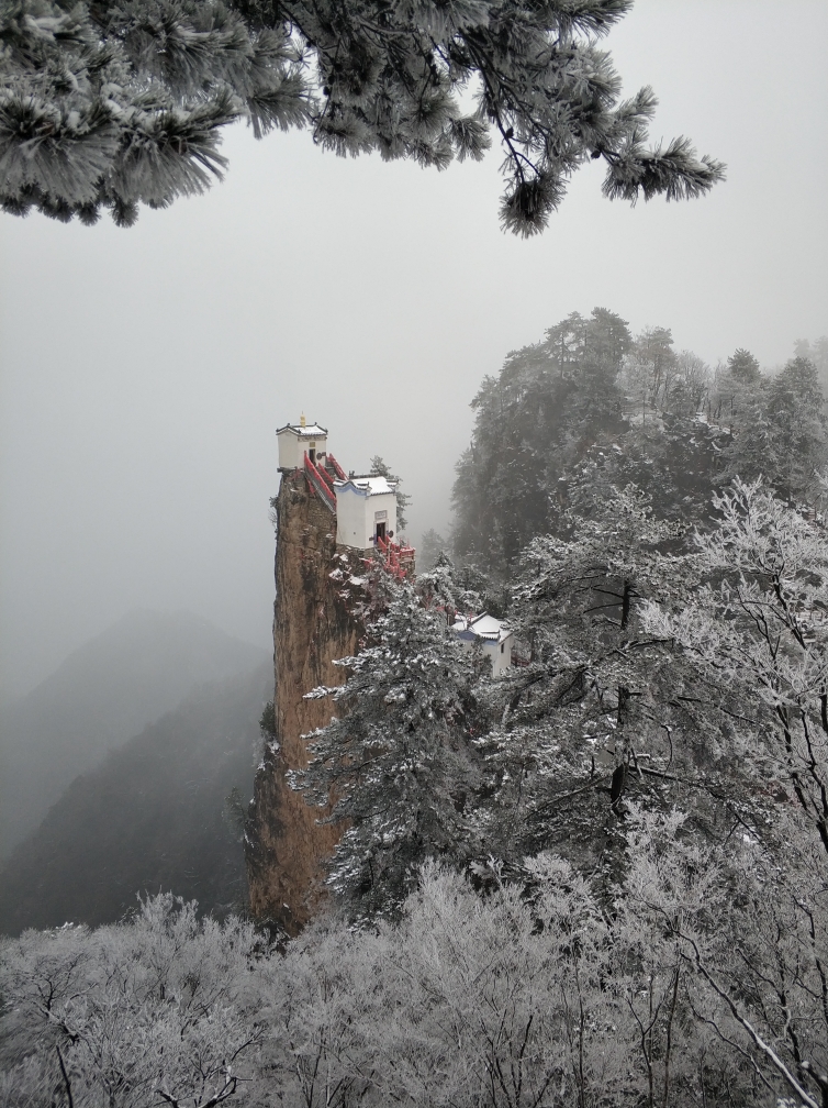 西安周边赏雪推荐 ——塔云山