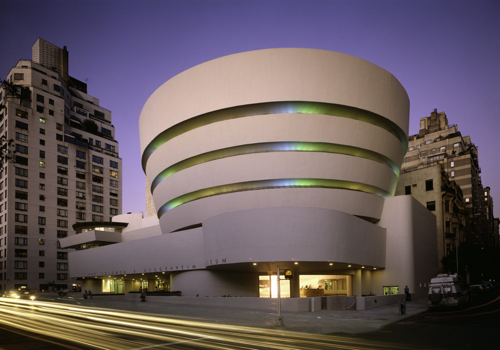 纽约市***·古根海姆博物馆由弗兰克·劳埃德·赖特设计,是20世纪最