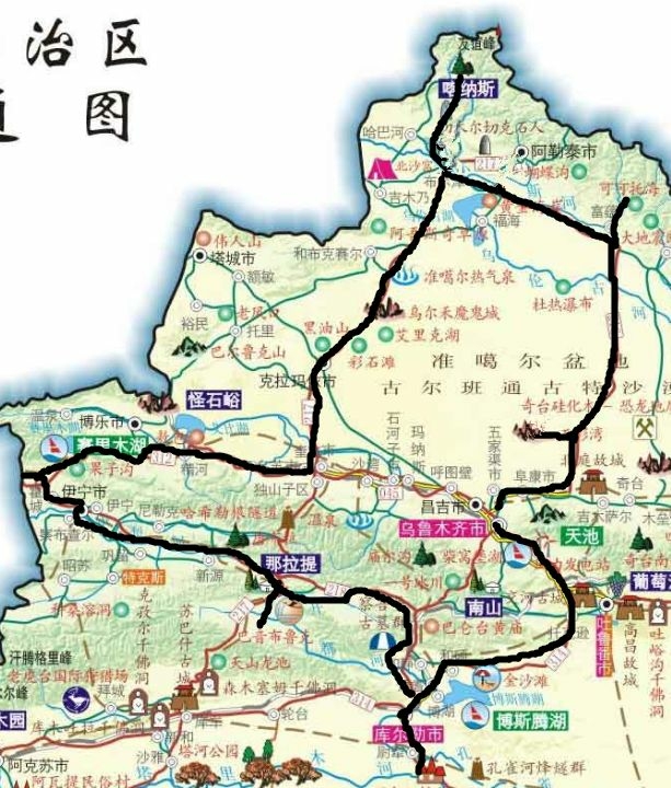 d1-d3:京新高速g7内蒙段