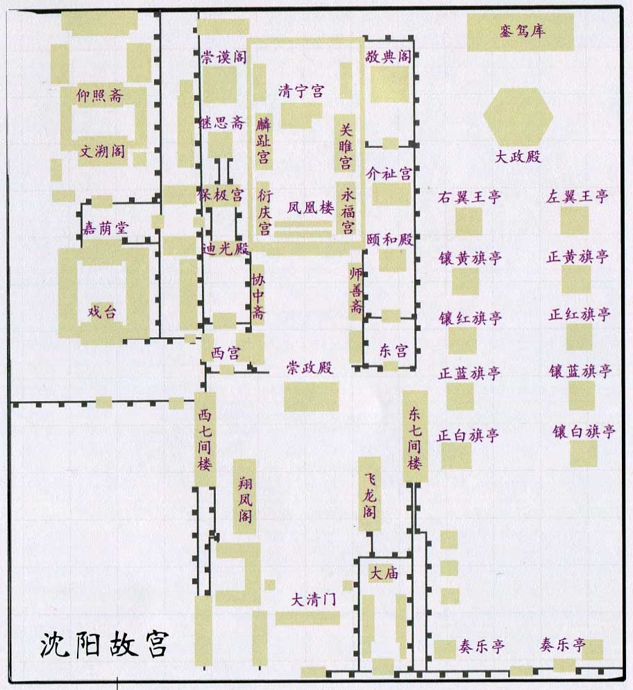             故宫平面图