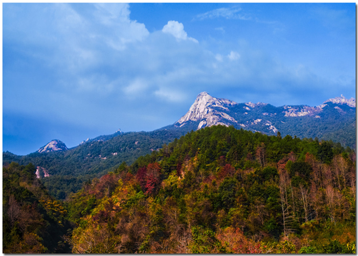 韶关新丰登云髻山醉红枫叶季一日游户外登山