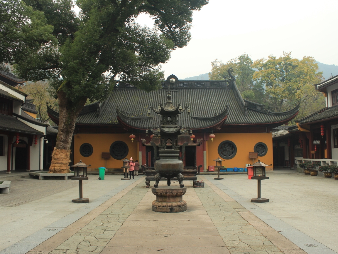 杭州的法镜寺(天竺寺)～很无聊的寺庙