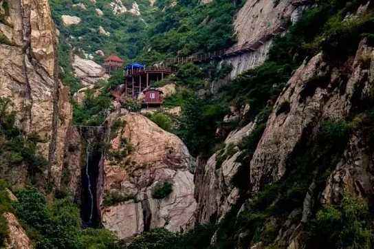 永济中条山神潭大峡谷 水峪口古村一日游(纯玩无购物 往返空调旅游