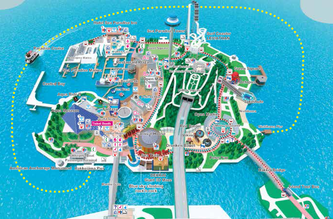 日本横滨八景岛海岛乐园1日通票 ( 畅玩四大水族馆 游乐设施 电子票)