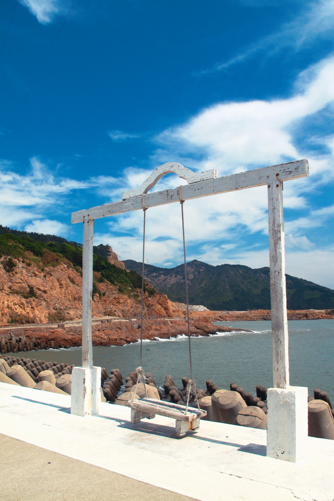 浙江温州洞头网红地花岗渔村另一个三亚洱海要免费拍美美的写真就来