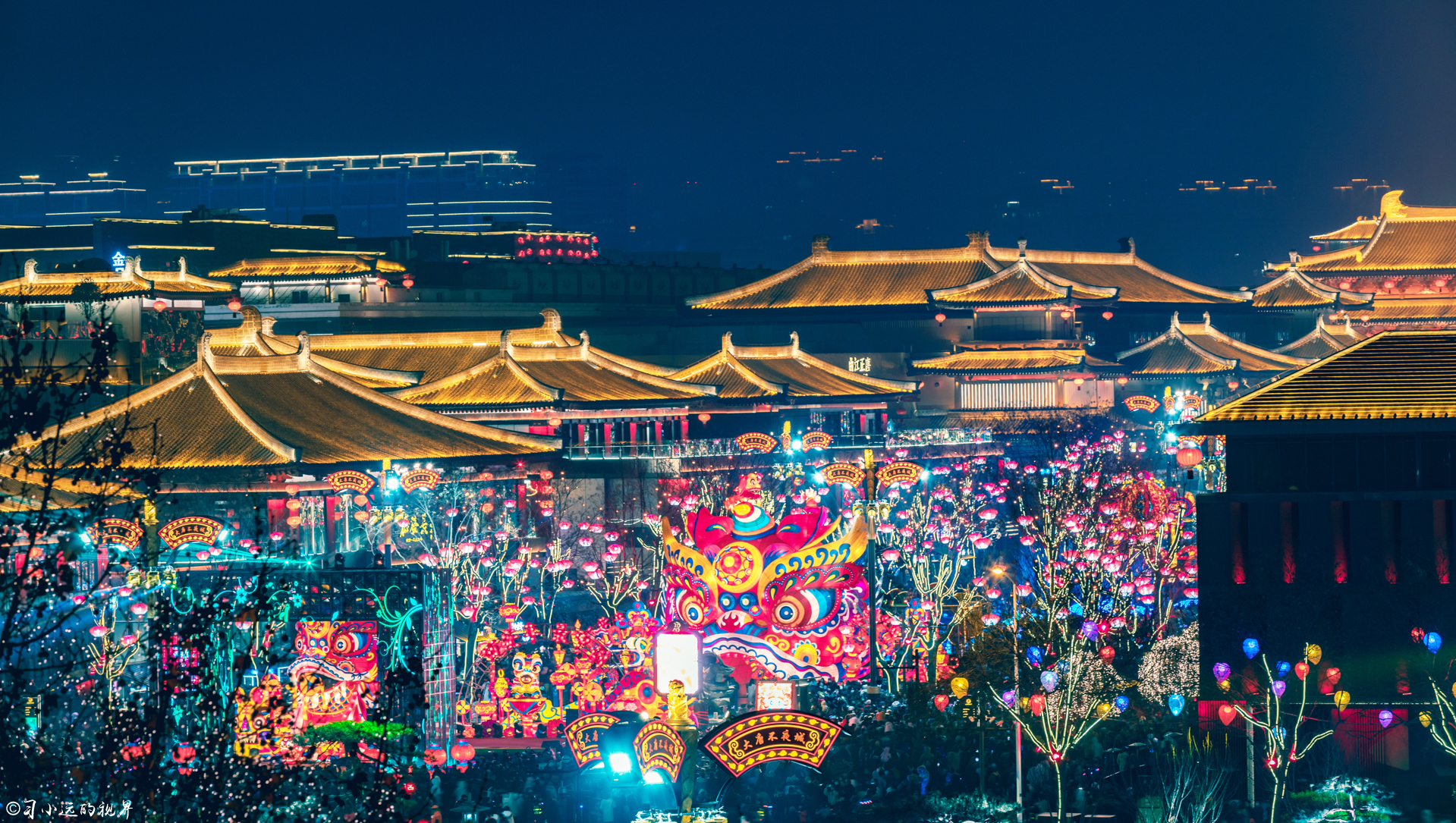 西安年,最中国,摄影吃货沉迷在西安夜景和美食的日子里