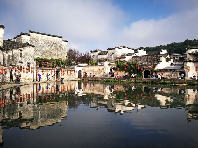 画中的风景,水墨宏村