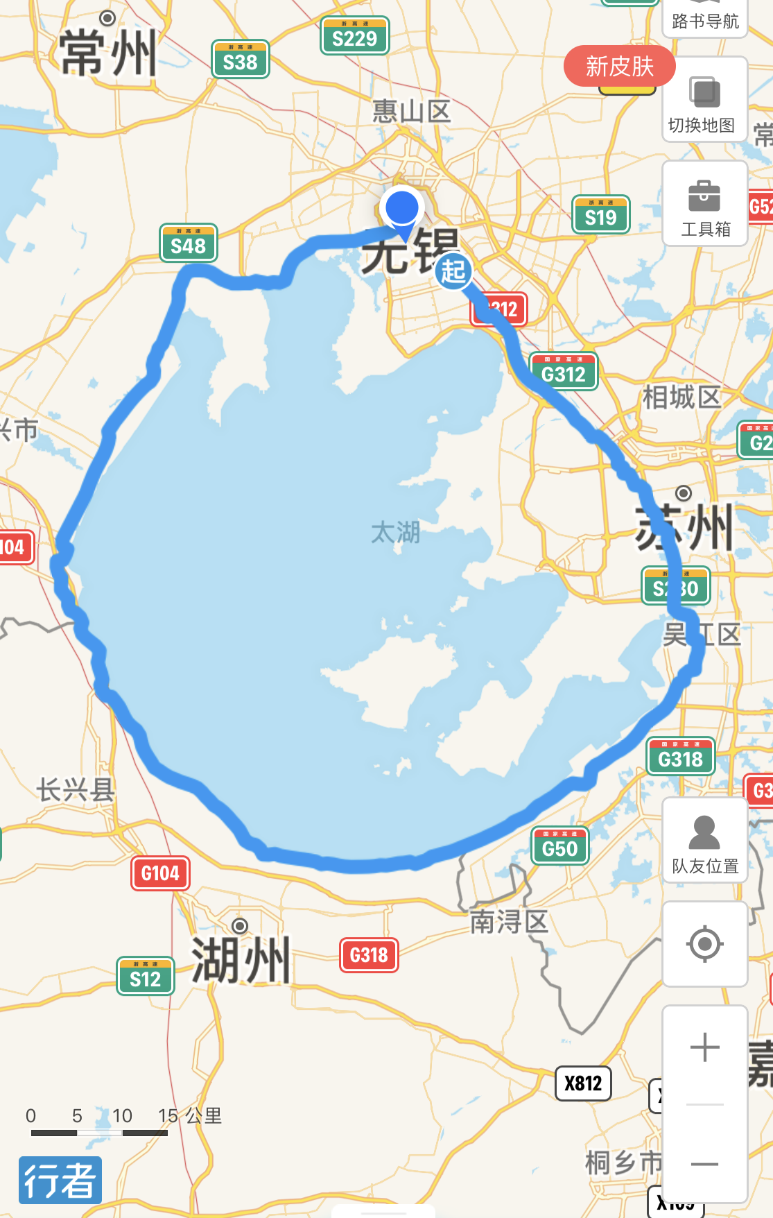 五一骑行环太湖