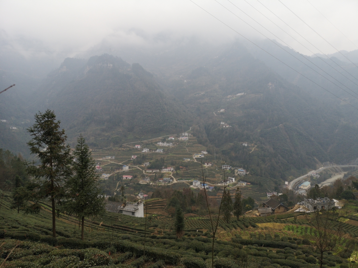 大山深处，土家民居。