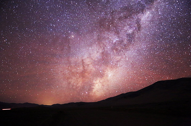 (阿塔卡玛沙漠的星空)