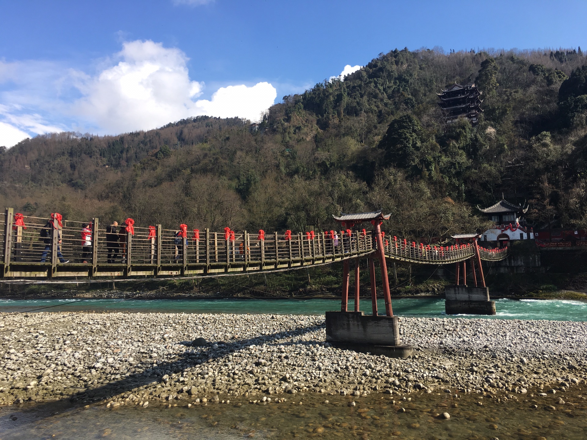 都江堰景区-安澜桥       